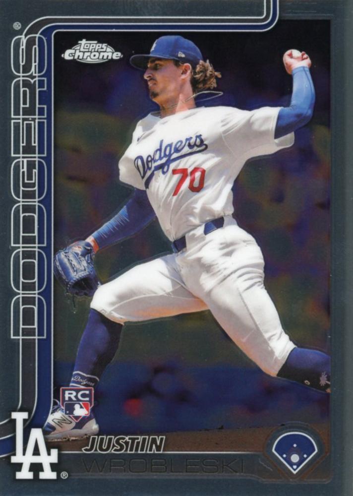Justin Wrobleski #38 2025 Topps Chrome Baseball