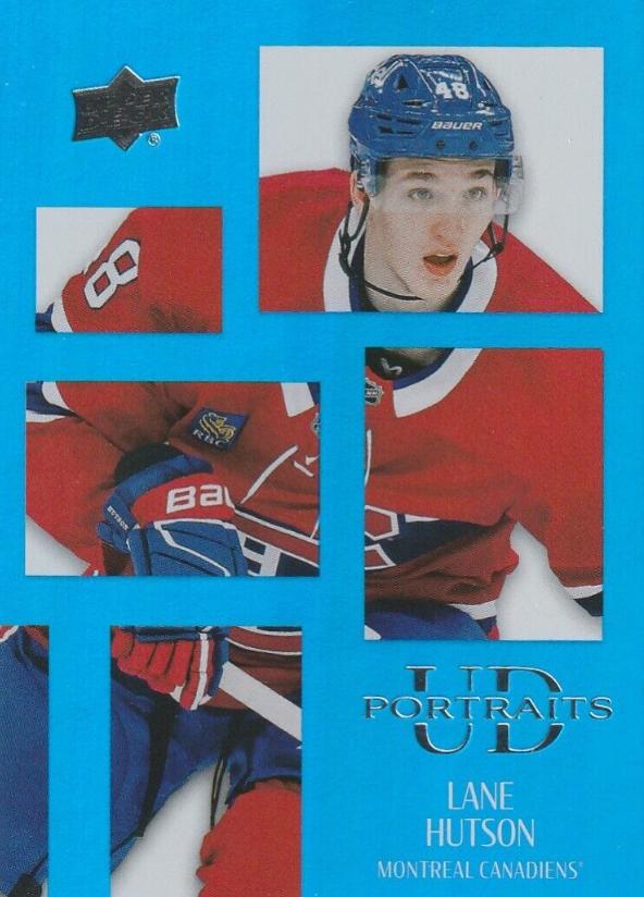 Lane Hutson #P-44 Hockey Cards 2024 Upper Deck UD Portraits