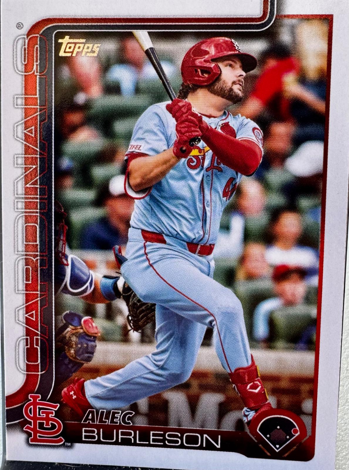 Alec Burleson #41 Baseball Cards 2025 Topps