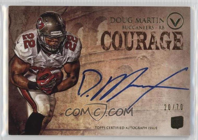 Doug Martin #VA-DM Football Cards 2012 Topps Valor Autograph