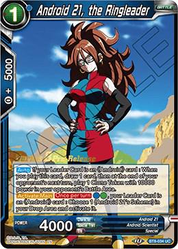 Android 21, the Ringleader BT8-034 Dragon Ball Super Malicious Machinations: Pre-Release Promos