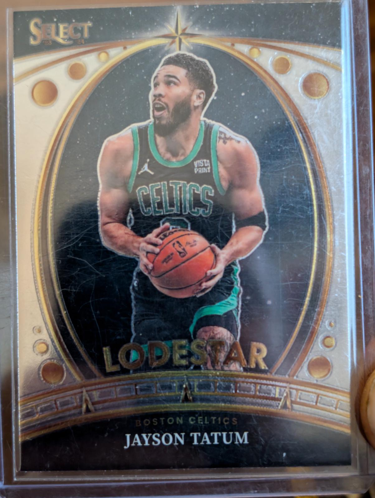 Jayson Tatum #5 Basketball Cards 2023 Panini Select Lodestar