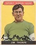 Jim Thorpe #6 Football Cards 1933 Sport Kings