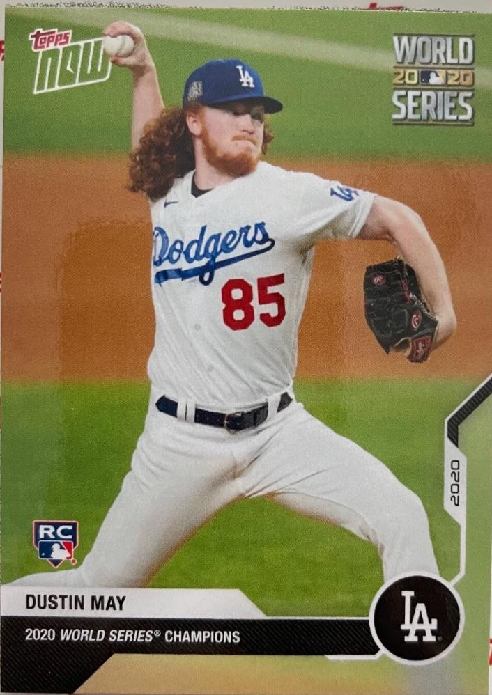 Dustin May #WS-3 2020 Topps Now World Series Baseball