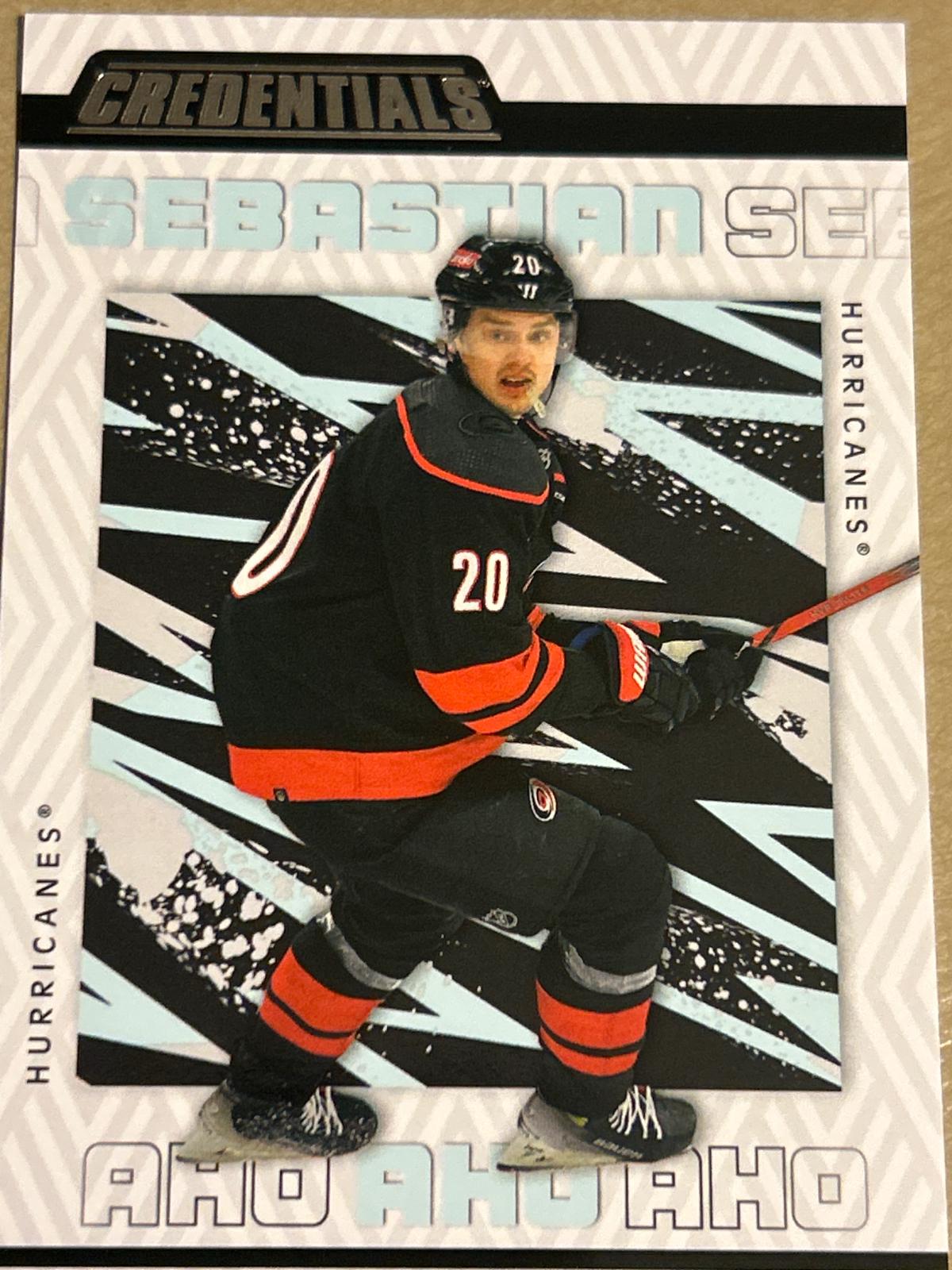 Sebastian Aho #14 2023-24 Upper Deck Credentials Hockey