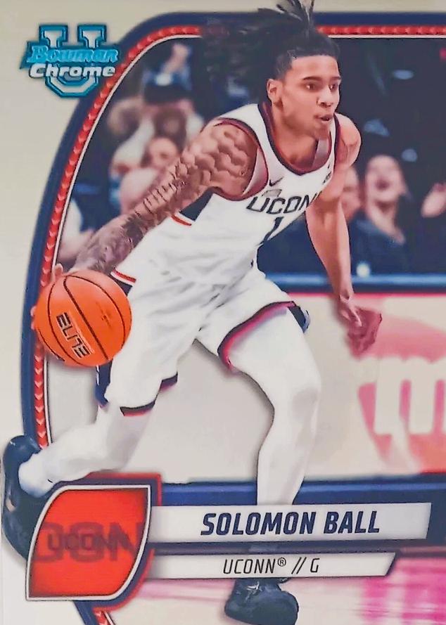 Solomon Ball #87 Basketball Cards 2024 Bowman Chrome University