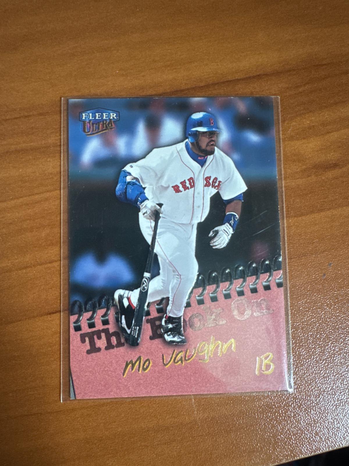 Mo Vaughn #10BO Baseball Cards 1999 Ultra the Book on