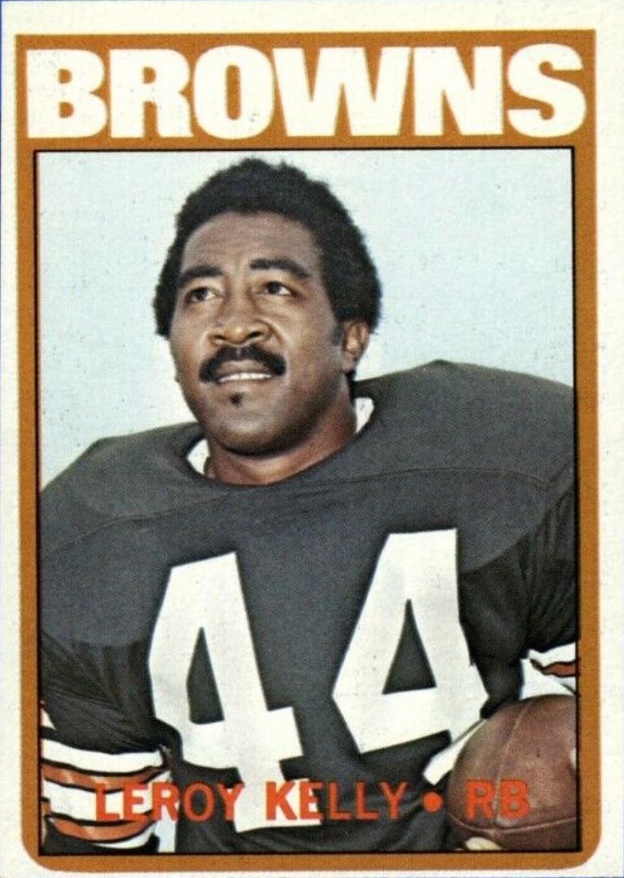 Leroy Kelly #70 Football Cards 1972 Topps
