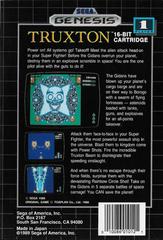 Back Cover | Truxton Sega Genesis