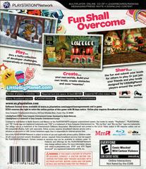 Back Cover | LittleBigPlanet Playstation 3