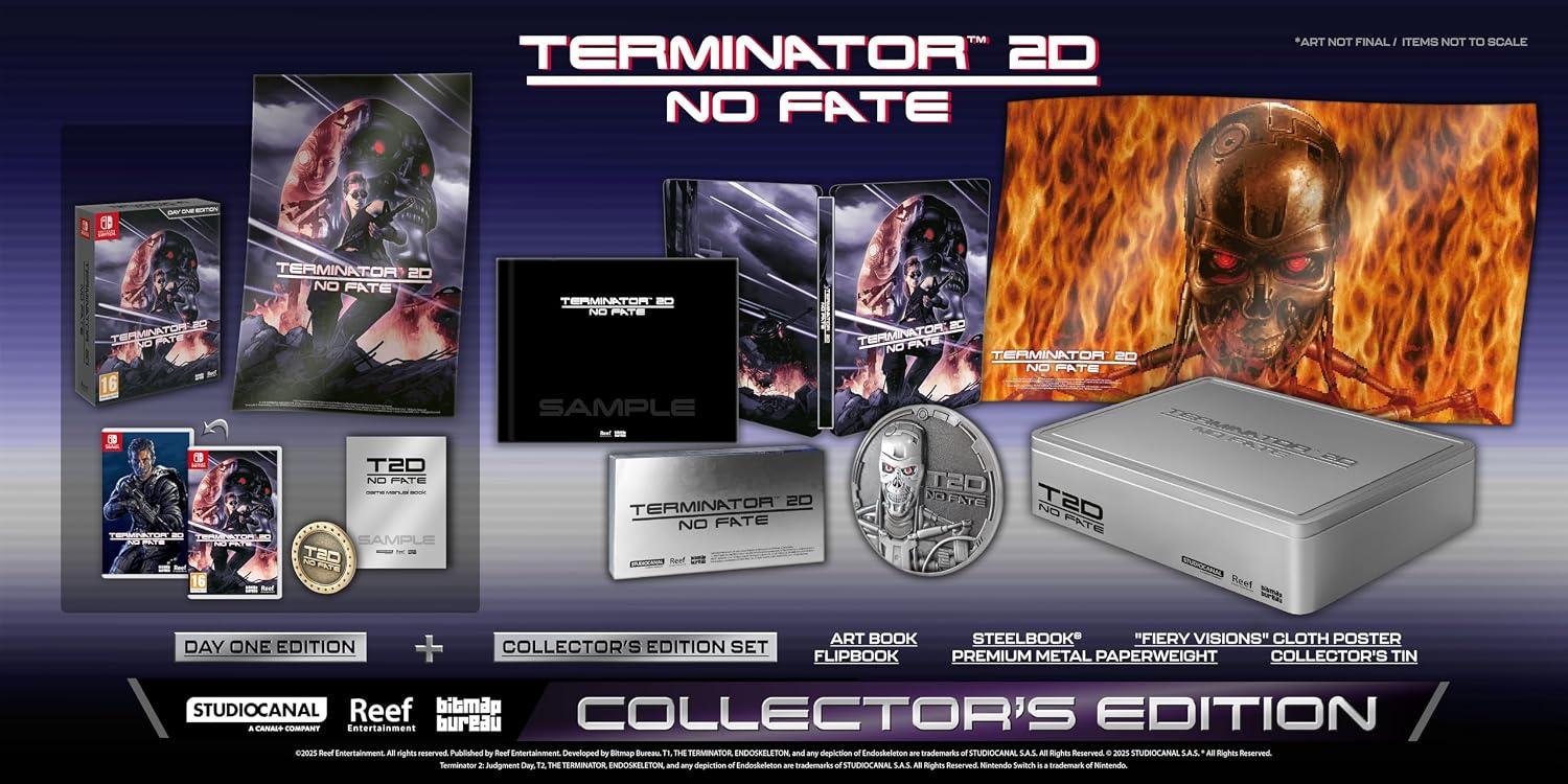 Carátula de Terminator 2D: NO FATE Collector's Edition para Switch (edición PAL España)