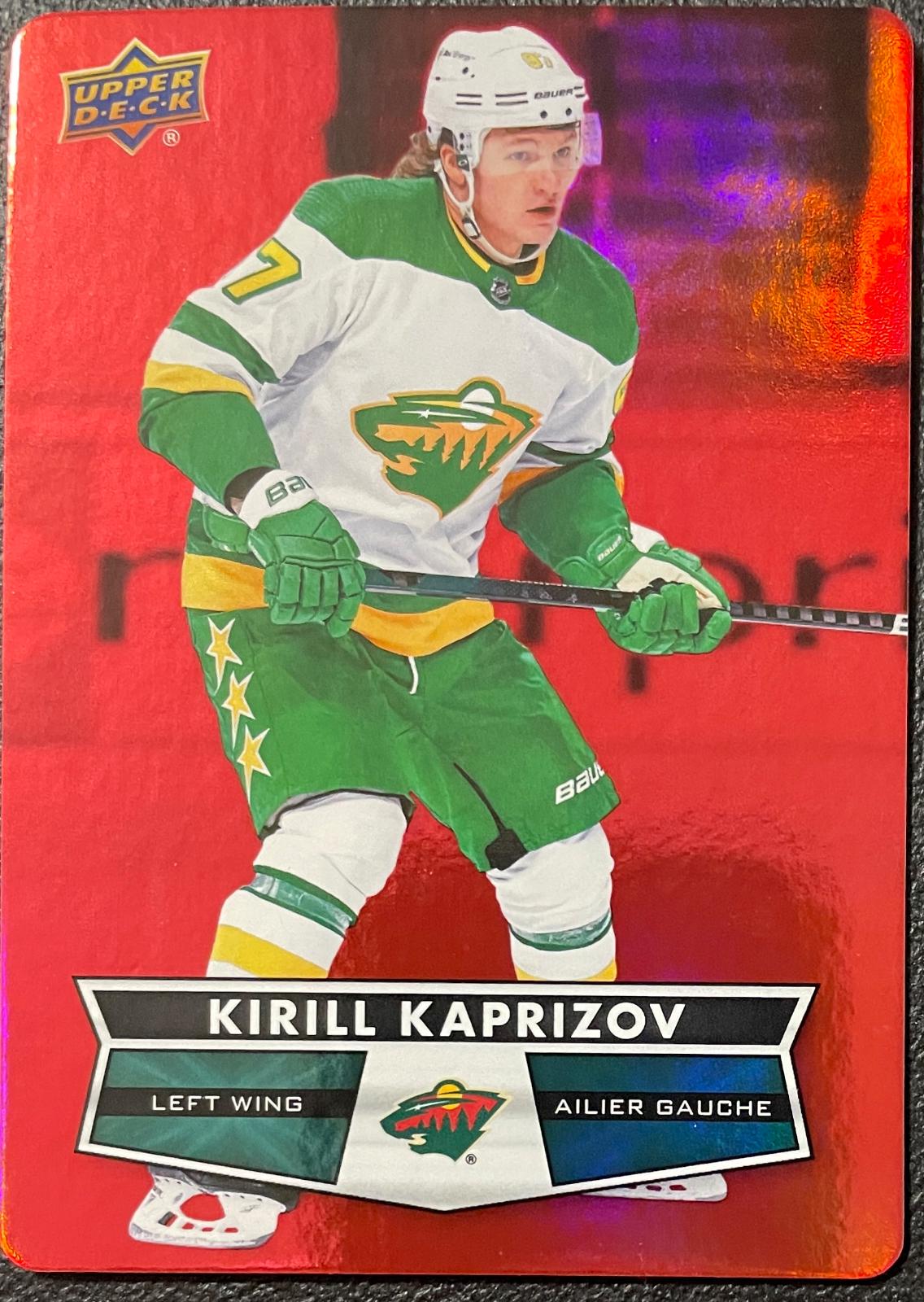 Kirill Kaprizov #DC-26 Hockey Cards 2021 Upper Deck Tim Hortons Die Cut