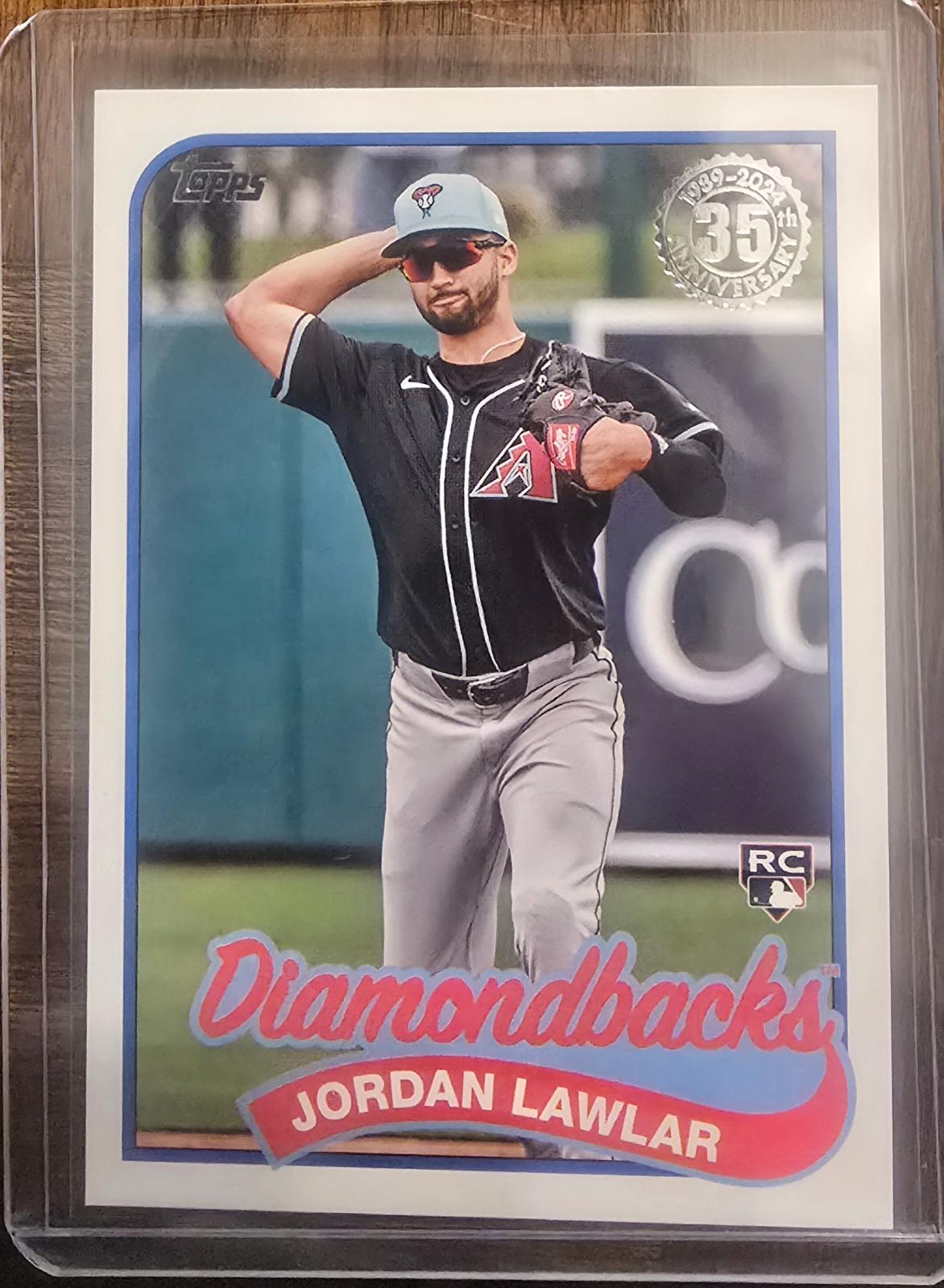 Jordan Lawlar #89US-40 Baseball Cards 2024 Topps Update 1989