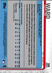 Back Of Card | Taylor Ward Baseball Cards 2019 Topps