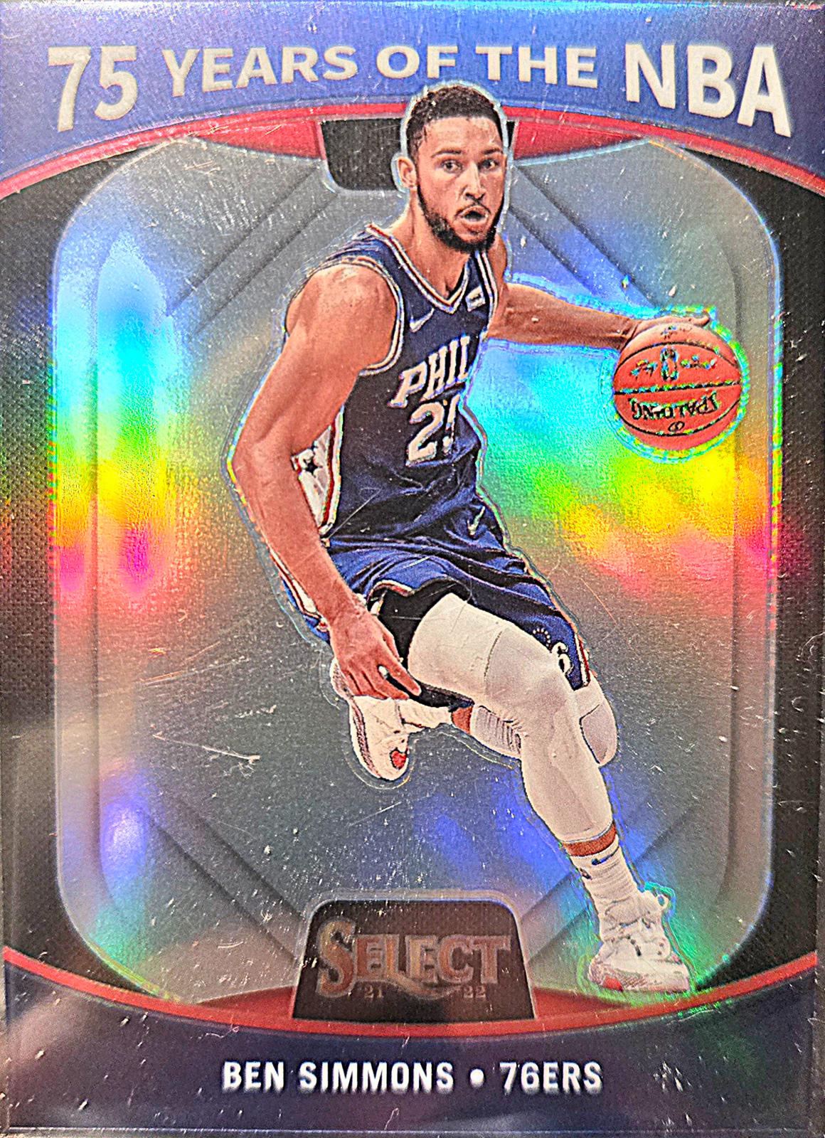 Ben Simmons #57 Prices | 2021 Panini Select 75 Years of the NBA