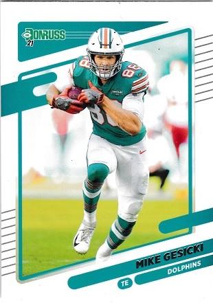 Mike Gesicki #64 2021 Panini Donruss Football