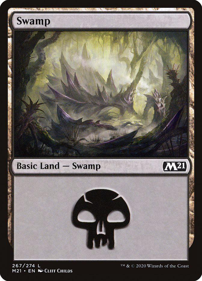 Swamp #267 Magic Core Set 2021