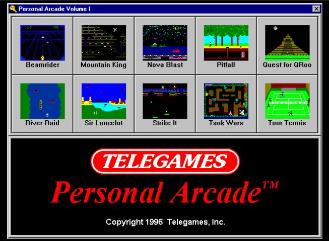 Personal Arcade Volume 1 PC Games