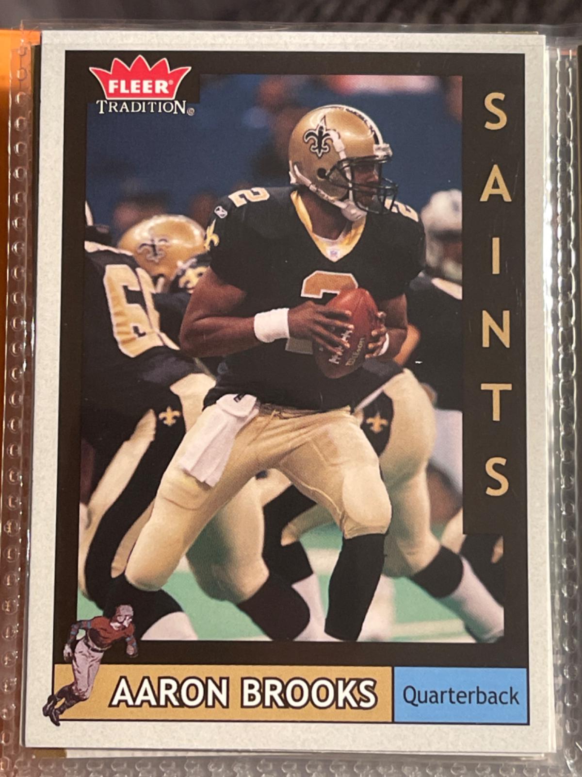 Aaron Brooks #8 Football Cards 2003 Fleer Tradition