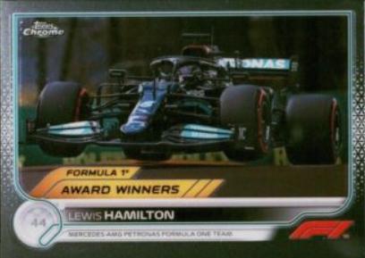 Lewis Hamilton #198 Racing Cards 2022 Topps Chrome Formula 1