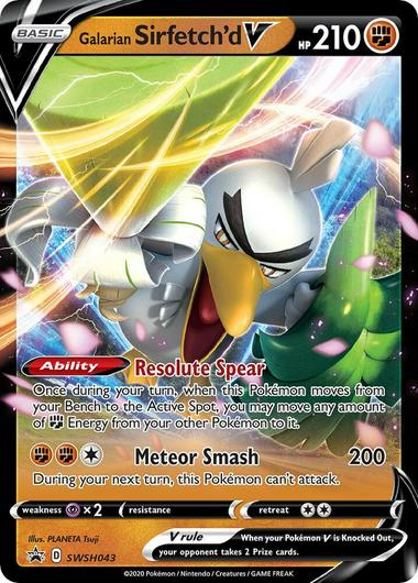 Galarian Sirfetch'd V #SWSH043 Cover Art