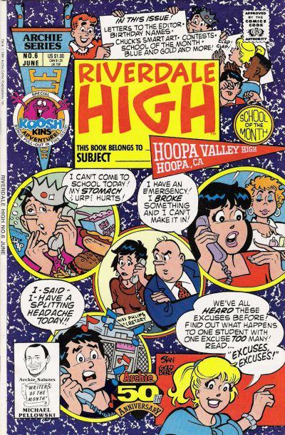 Riverdale High #6 (1991) Comic Books Riverdale High