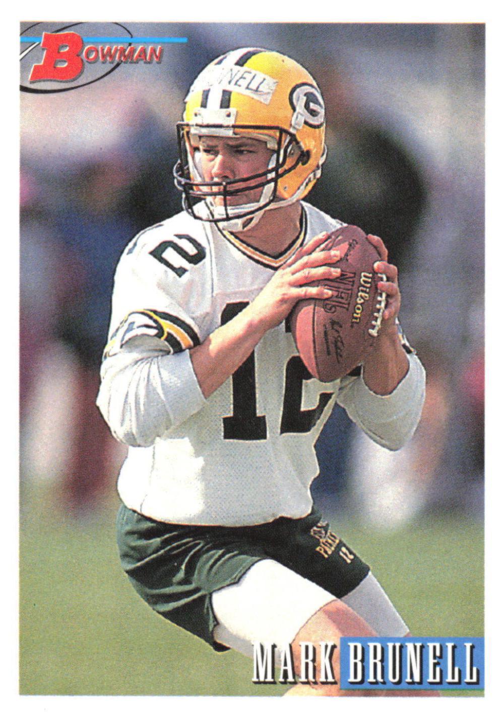 Mark Brunell #166 Football Cards 1993 Bowman