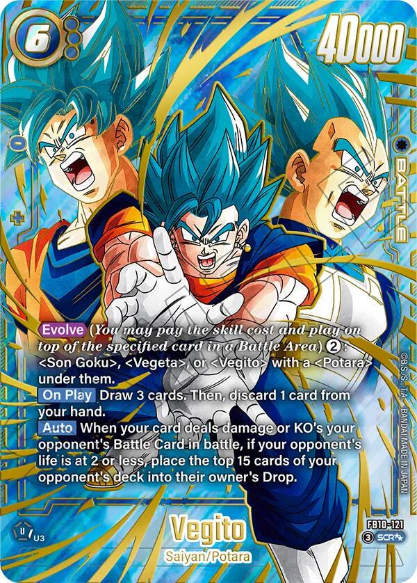 Vegito [Super Alternate Art Holo] FB10-121 Prices | Dragon Ball