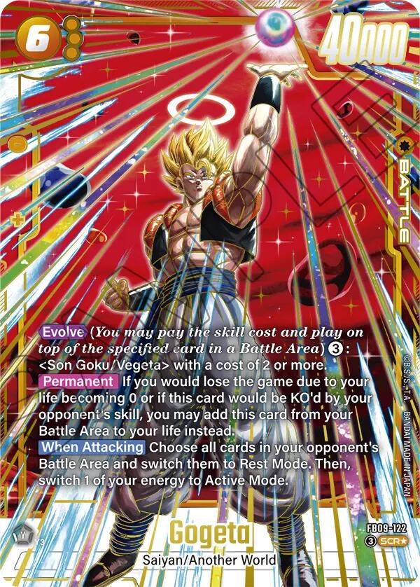 Gogeta [Alternate Art] FB09-122 Prices | Dragon Ball Fusion World