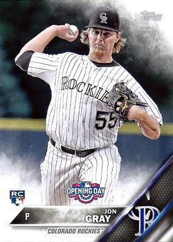 Jon Gray #OD-38 Baseball Cards 2016 Topps Opening Day