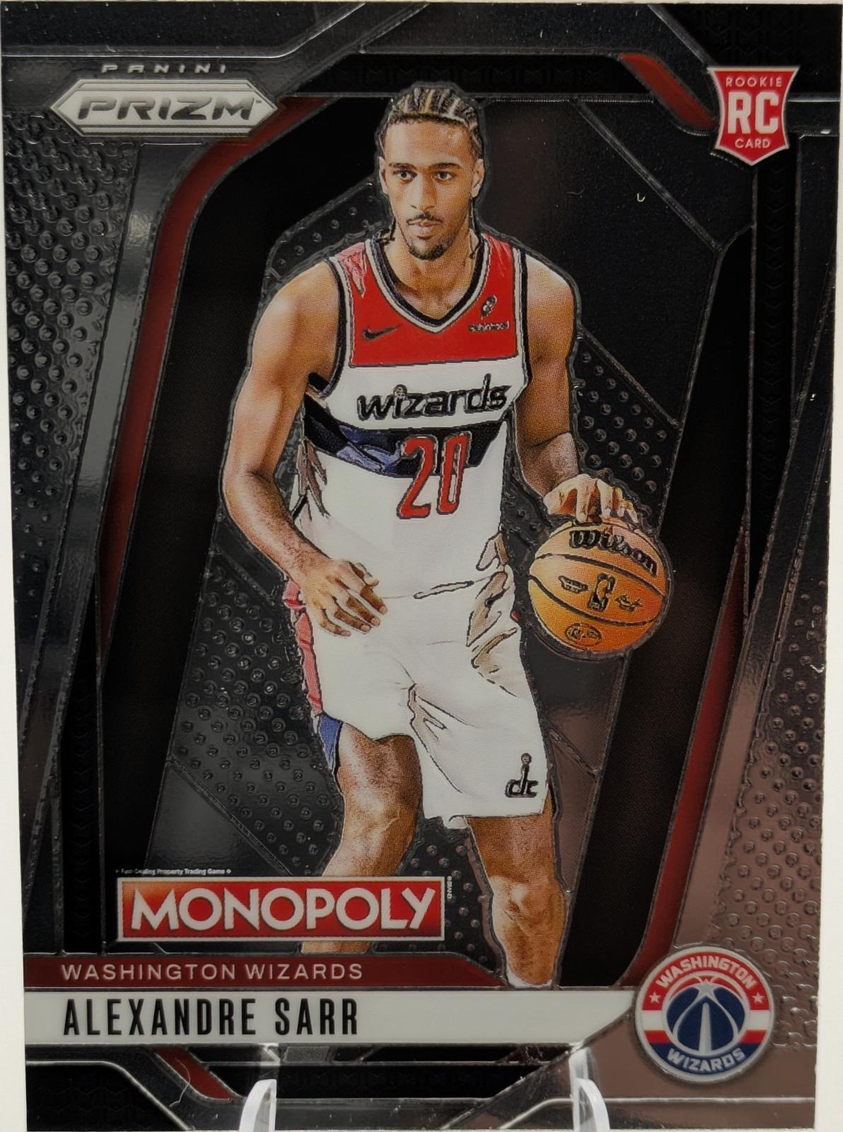 Alexandre Sarr #86 Basketball Cards 2024 Panini Prizm Monopoly