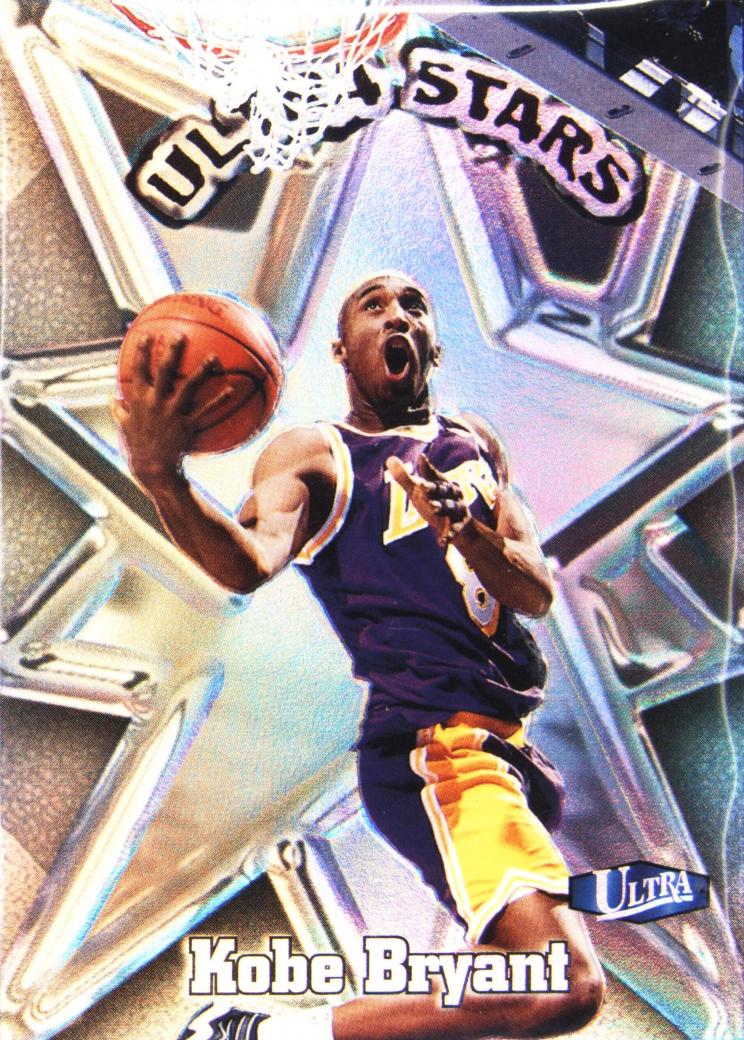Kobe Bryant #3 Basketball Cards 1997 Ultra Stars
