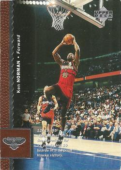 Ken Norman #4 Basketball Cards 1996 Upper Deck