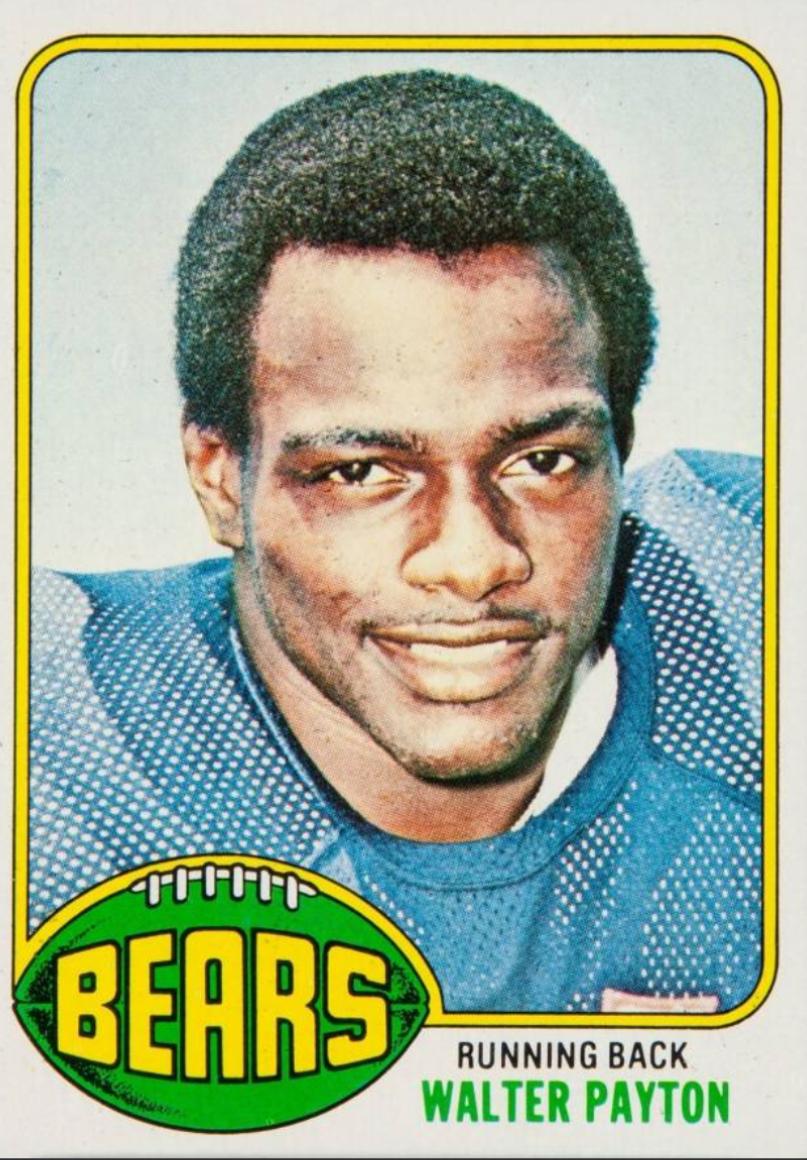 Walter Payton #148 Football Cards 1976 Topps