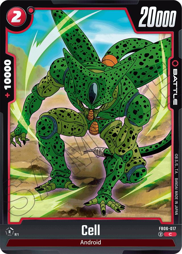 Cell FB06-017 Dragon Ball Super Rivals Clash