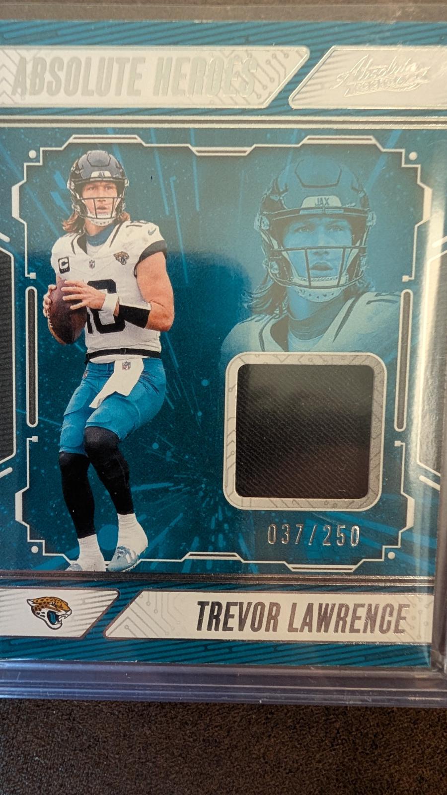 Trevor Lawrence #AHM-TLE Football Cards 2024 Panini Absolute Heroes Memorabilia