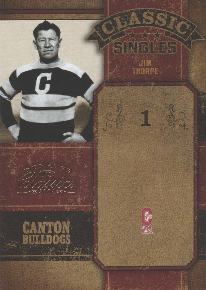 Jim Thorpe #CS-12 2004 Donruss Classics Classic Football