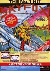 Advertisement | Skyfox ZX Spectrum