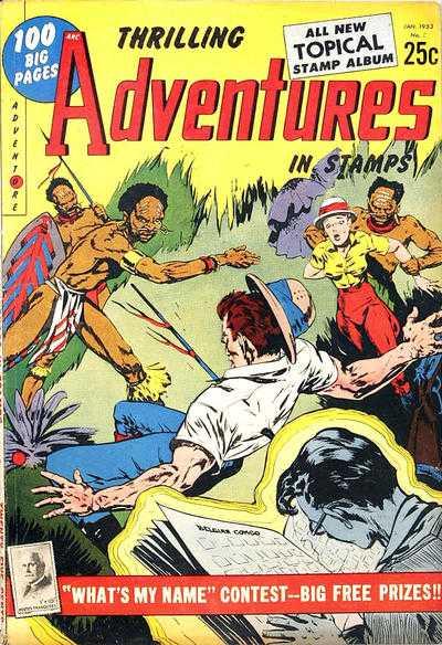 Thrilling Adventures In Stamps #8 (1953) Comic Books Thrilling Adventures In Stamps