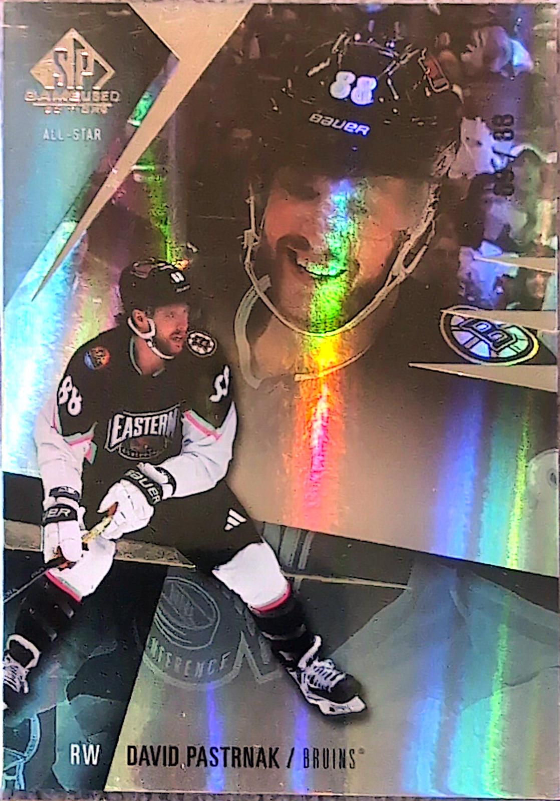 David Pastrnak #162 2023-24 SP Game Used Hockey