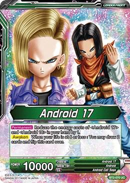 Android 17 // Diabolical Duo Androids 17 & 18 BT2-070 Dragon Ball Super Union Force
