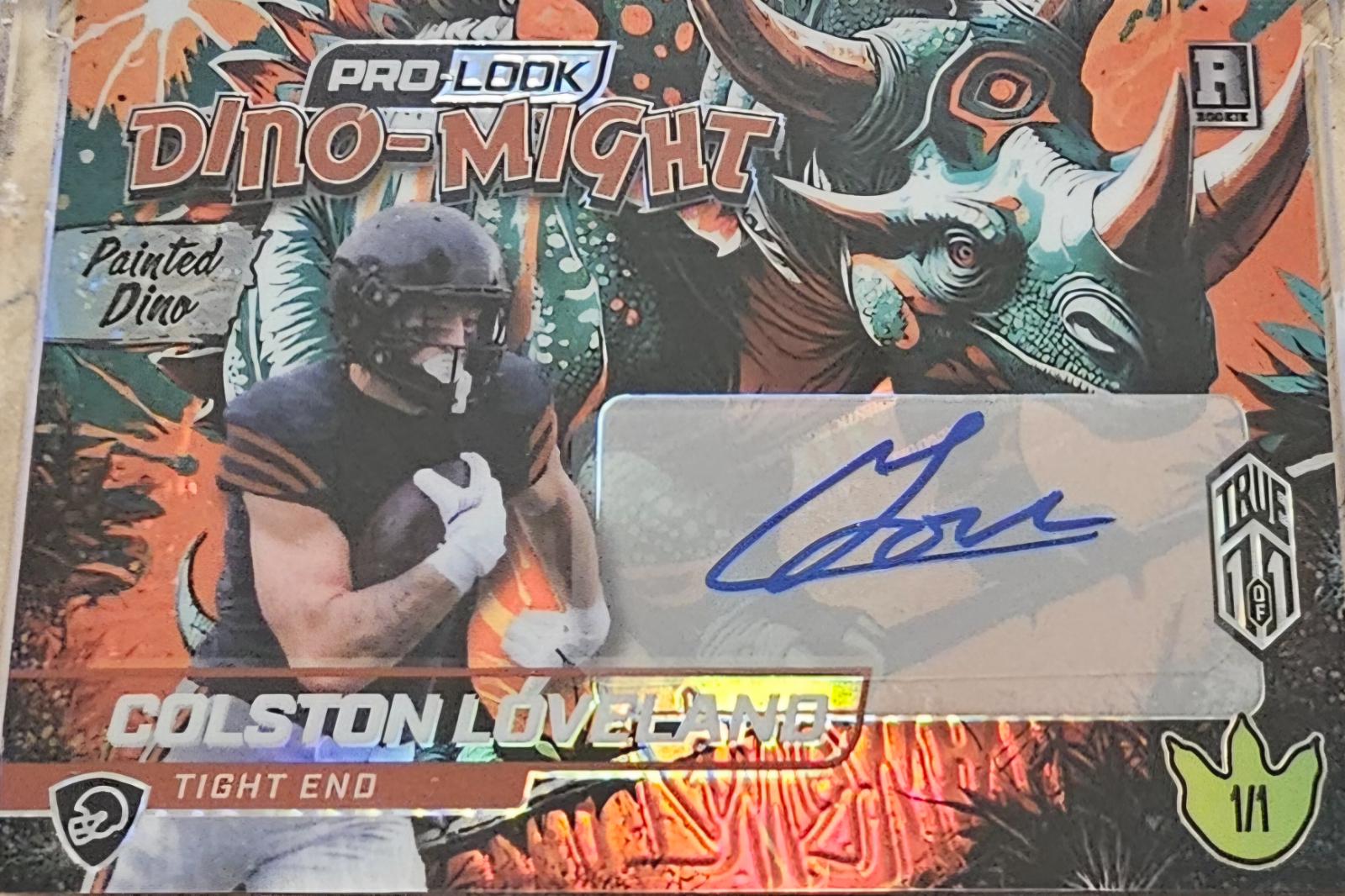 Colston Loveland #DPPD-CLA 2025 Wild Card Pro Look Dinomight Football