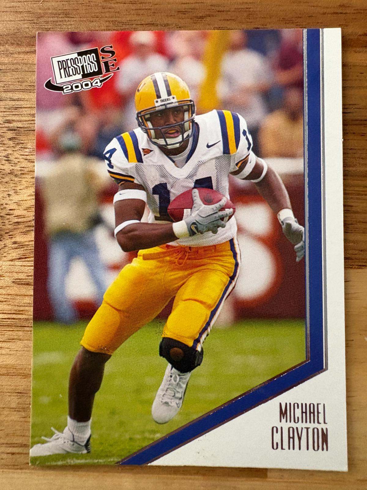 Michael Clayton #3 2004 Press Pass Se Football