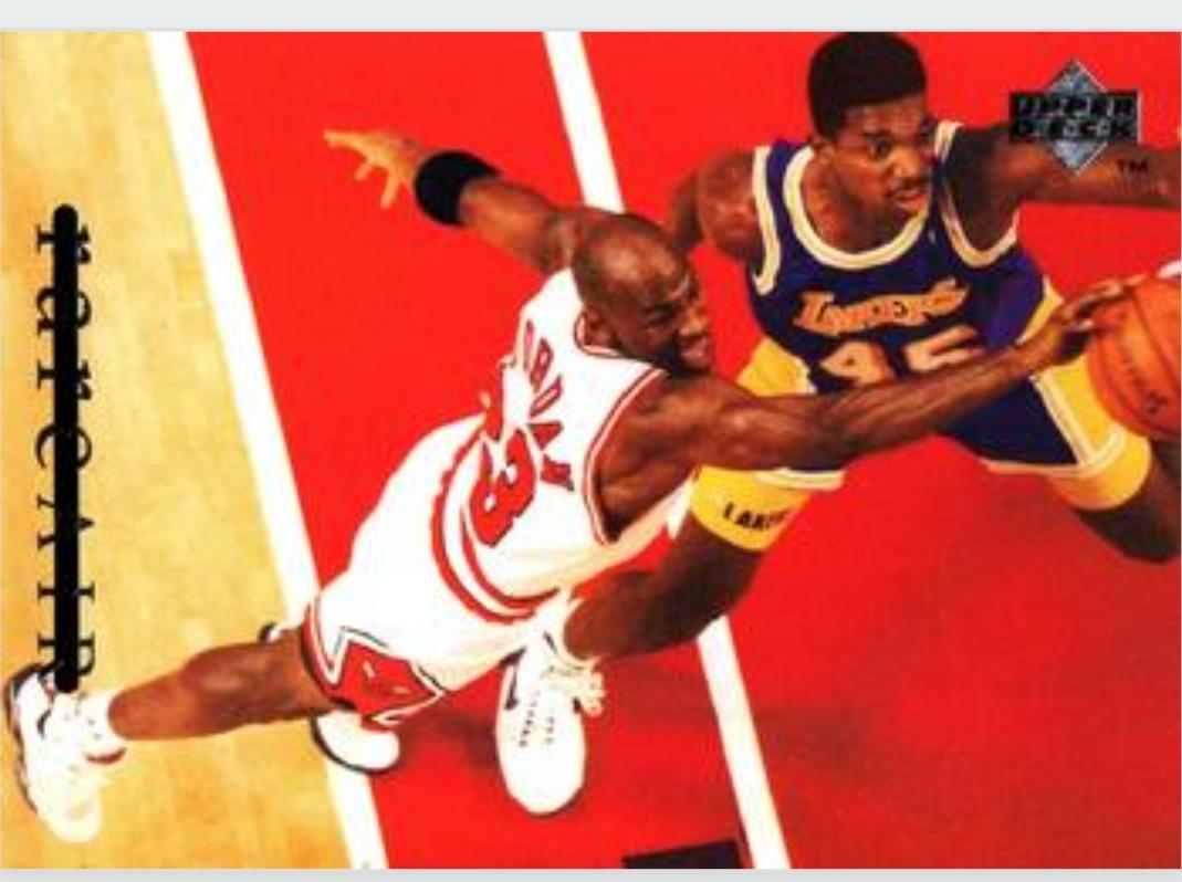 Michael Jordan #16 1997 Upper Deck Mj Rare Air Basketball