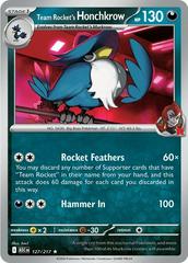 Team Rocket's Honchkrow #127
