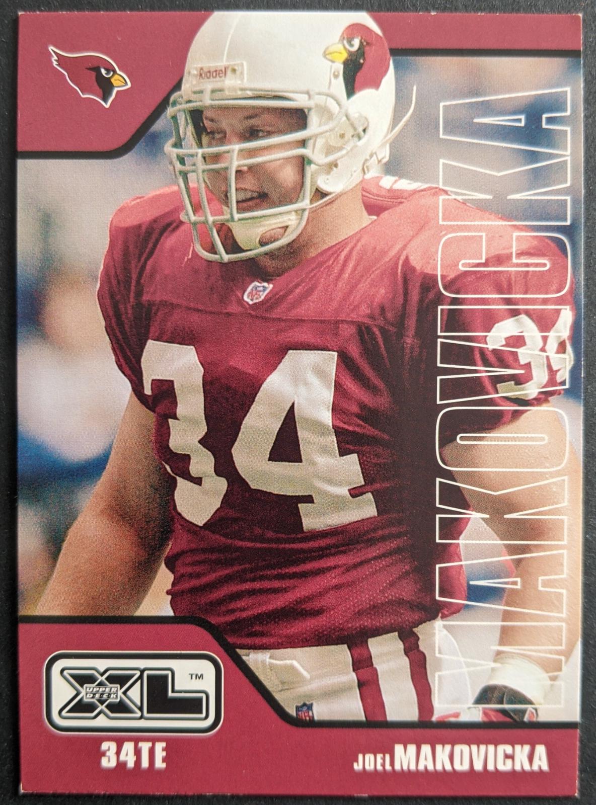 Joel Makovicka #5 Football Cards 2002 Upper Deck XL