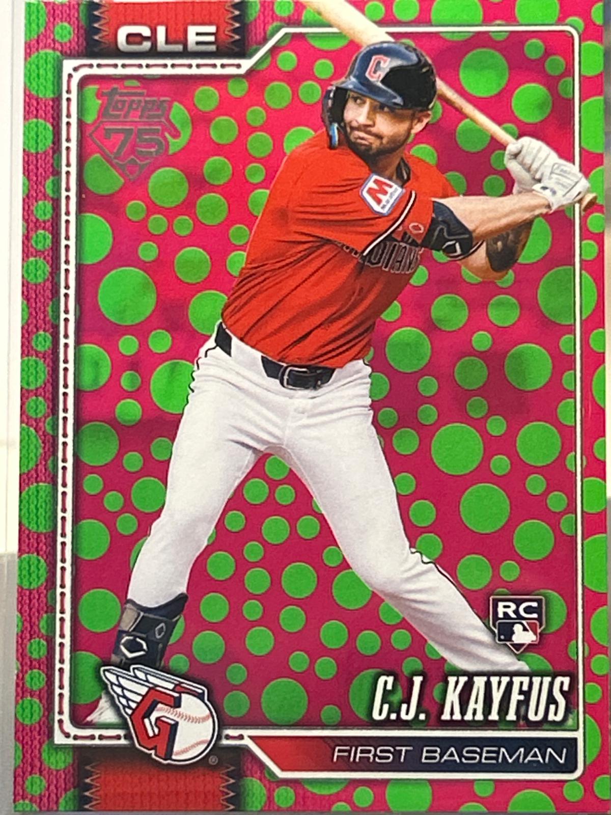C.J. Kayfus [Holiday Dots Green Pink] #35 Prices | 2026 Topps