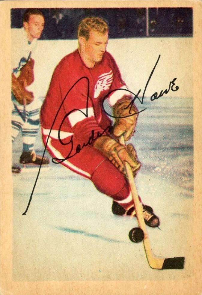 Gordie Howe #50 Hockey Cards 1953 Parkhurst