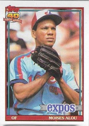 Moises Alou #526 Baseball Cards 1991 Topps