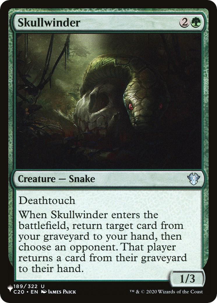Skullwinder #189 Magic The List Reprints
